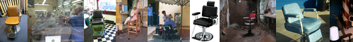 [barber chair] 理髪店のいす