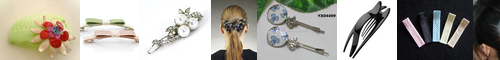 [hair slide] かみどめ, 髪どめ, 髪留め